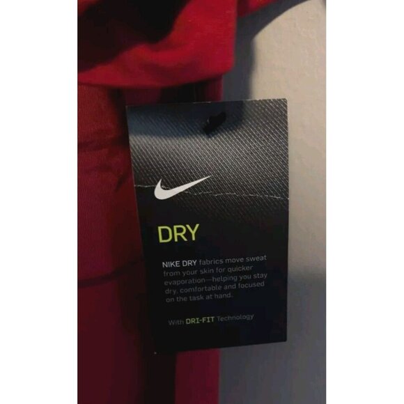 Nike Alabama Crimson Tide Football Men's Large Red Polo Short Sleeve Shirt NWT - Picture 5 of 6